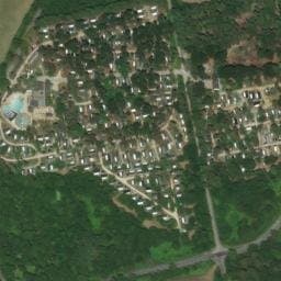 Vue satellite de Siblu Village Le Bois de Bayadène à Piriac-sur-Mer