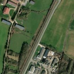 Vue satellite de Aire de services pour camping-cars à la Ferme du Port Aubry à Bannay