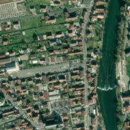 Vue satellite de Aire de camping-car Pont-de-Roide à Neuchâtel-Urtière