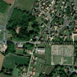 Vue satellite de Aire de camping à Donzy