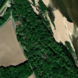 Vue satellite de Aire camping-cars Le Thoureil à Gennes-Val-de-Loire