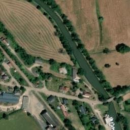 Vue satellite de Accueil Cyclo à Flez-Cuzy