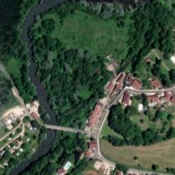 Vue satellite de Camping de la Vallée à Moncey