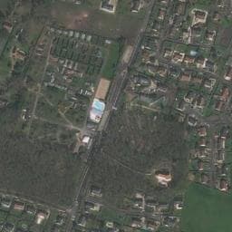 Vue satellite de Aire de services du camping Airotel La Mignardière à Joué-lès-Tours