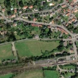 Vue satellite de Stop accueil camping-cars Camping de la Tour à Oudon