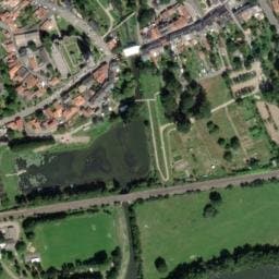 Vue satellite de Camping municipal de la Tour à Oudon