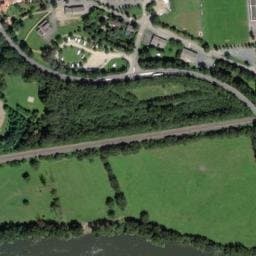 Vue satellite de Aire Parking de La Loire - Oudon à Oudon