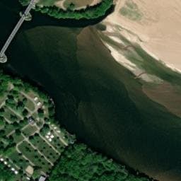 Vue satellite de Camping Au Bord de Loire à Gennes-Val-de-Loire