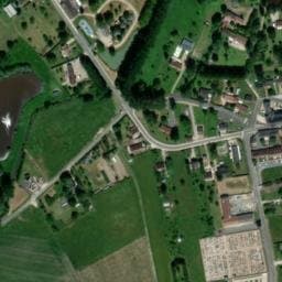 Vue satellite de Camping Le Gué à Rougeou
