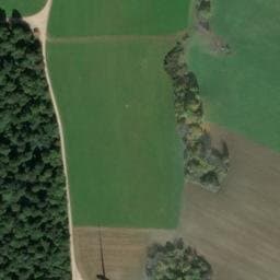 Vue satellite de Cabane du Chemin de Cassepouille à Vellerot-lès-Belvoir