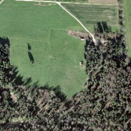 Vue satellite de Cabane forestière du Pré Godat à Kiffis