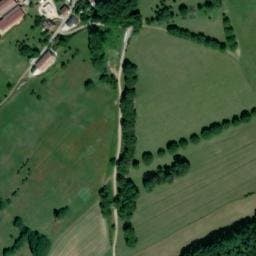 Vue satellite de Camping du Domaine d'Aucroix à Esnans