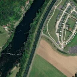 Vue satellite de Aire pour camping-car à Baume les Dames à Pont-les-Moulins