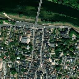 Vue satellite de Parking nuit — La Croix-en-Touraine à La Croix-en-Touraine