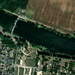 Vue satellite de Camping La Gâtine à La Croix-en-Touraine