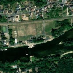 Vue satellite de L'Écluse - Camping bar Restaurant à Chenonceaux