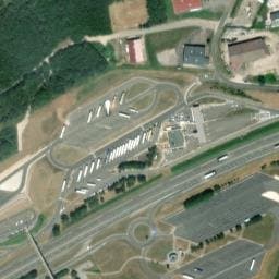 Vue satellite de Aire de camping-car à Novillars à Novillars