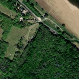 Vue satellite de Aire d’accueil Chênehutte-Trèves-Cunault à Gennes-Val-de-Loire
