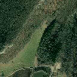Vue satellite de Cabane de sur Rencenière à Les Terres-de-Chaux