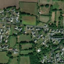 Vue satellite de CAMPING LES CHALANDS FLEURIS à Saint-André-des-Eaux