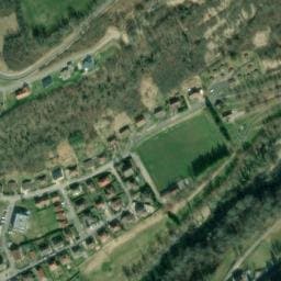 Vue satellite de Camping et Chalets Les Grands Champs à Saint-Hippolyte