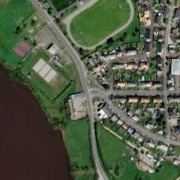 Vue satellite de Aire de camping-car à Donges à Donges
