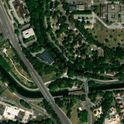 Vue satellite de Camping du Lac Kir à Dijon