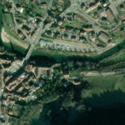 Vue satellite de Aire de camping-cars - Saint-Hippolyte à Montandon