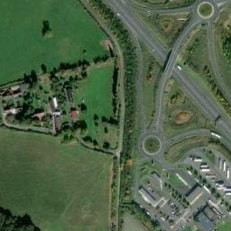 Vue satellite de Aire de camping-car à Vallères à Vallères