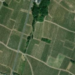 Vue satellite de Aire de stationnement de Camping-Cars de Benais à Restigné