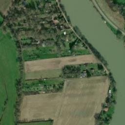 Vue satellite de Borne Flot Bleu de Pontailler-sur-Saône à Pontailler-sur-Saône