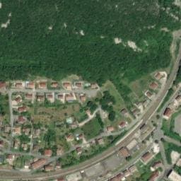 Vue satellite de Aire de stationnnement camping-cars Laissey à Deluz