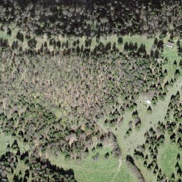 Vue satellite de Cabane de Raimeux à Kiffis
