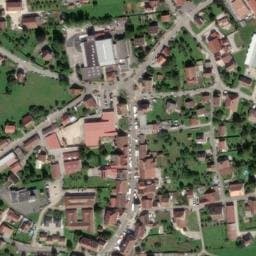 Vue satellite de Aires de camping-cars - Sancey à Sancey