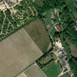 Vue satellite de Premier place pour une tent, formidable! à Verrie