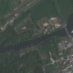 Vue satellite de Camping de la plage à Veigné