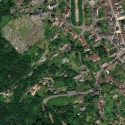 Vue satellite de Aire de service pour camping-car de Lormes à Lormes