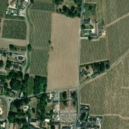 Vue satellite de Aire de stationnement chez Vincent, cuisinier de campagne à Restigné