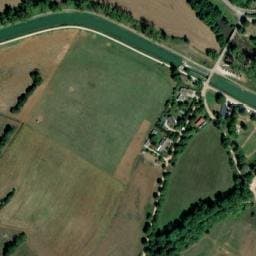 Vue satellite de Camping Municipal de Sainte-Marie-sur-Ouche à Sainte-Marie-sur-Ouche
