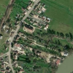 Vue satellite de Aire camping-car du Nymphéa à Lamarche-sur-Saône
