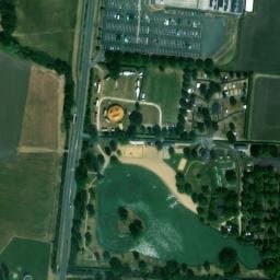 Vue satellite de Camping municipal à Chouzé-sur-Loire