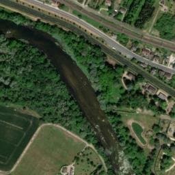 Vue satellite de Camping du Val Rose à Saint-Loup