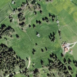 Vue satellite de Cabane forestière de Plan-Marti à Lucelle
