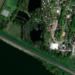 Vue satellite de Camping Domaine de la Brèche à Villebernier