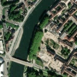 Vue satellite de Aire de camping-car à Pirey à Pirey