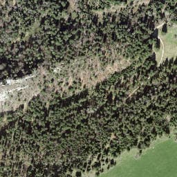 Vue satellite de Refuge des Sommêtres à Charmauvillers