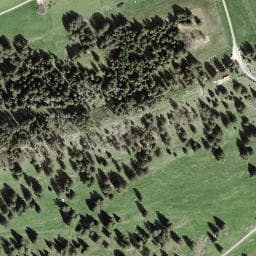 Vue satellite de Abri Pâturage du Droit à Burnevillers