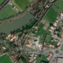 Vue satellite de Camping de Coulvée à Vezins
