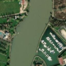 Vue satellite de Camping de l'Arquebuse à Auxonne
