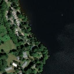 Vue satellite de Camping Plage des Settons à Montsauche-les-Settons